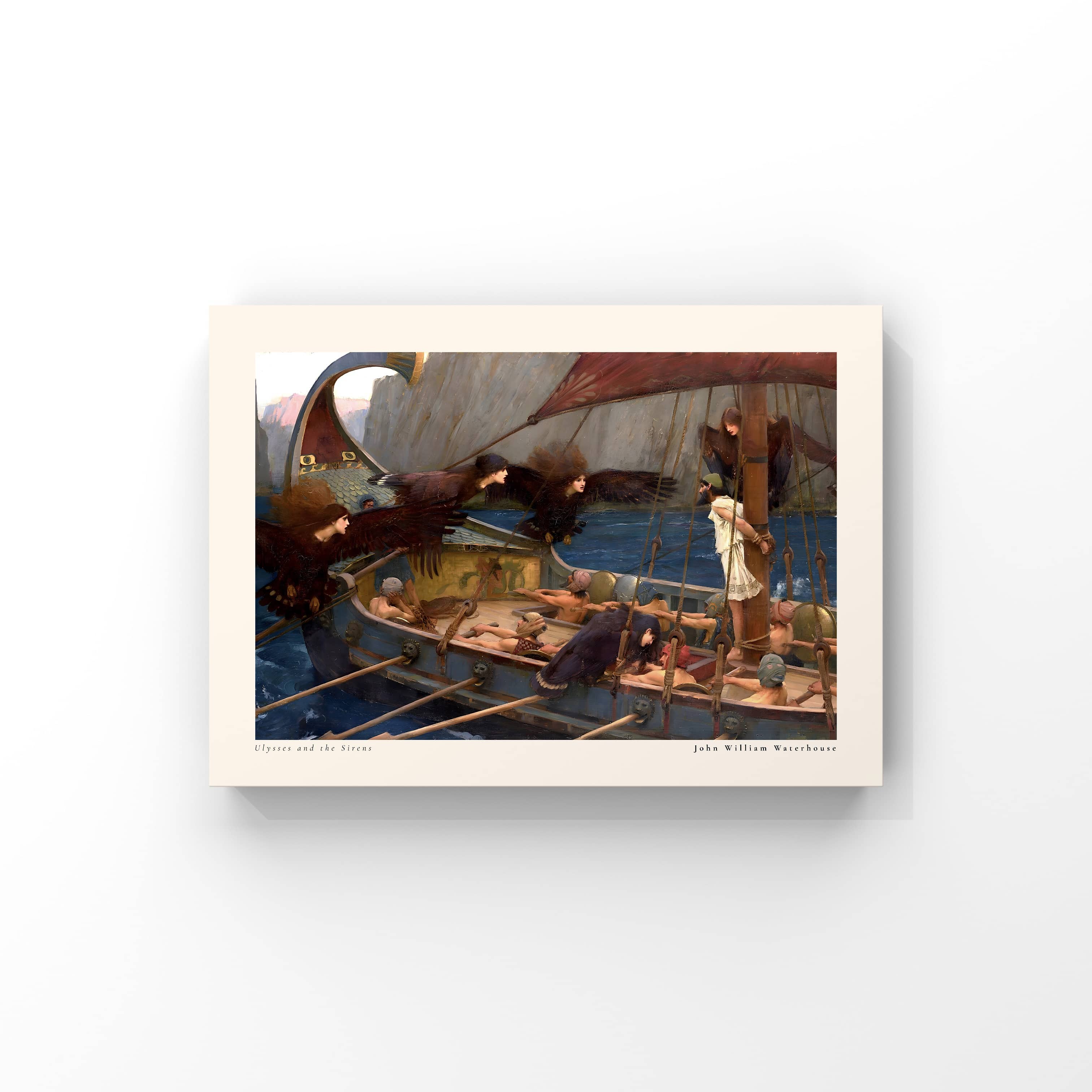 "The Odyssey Collection-Ulysses and the Sirens" Poster Tablo