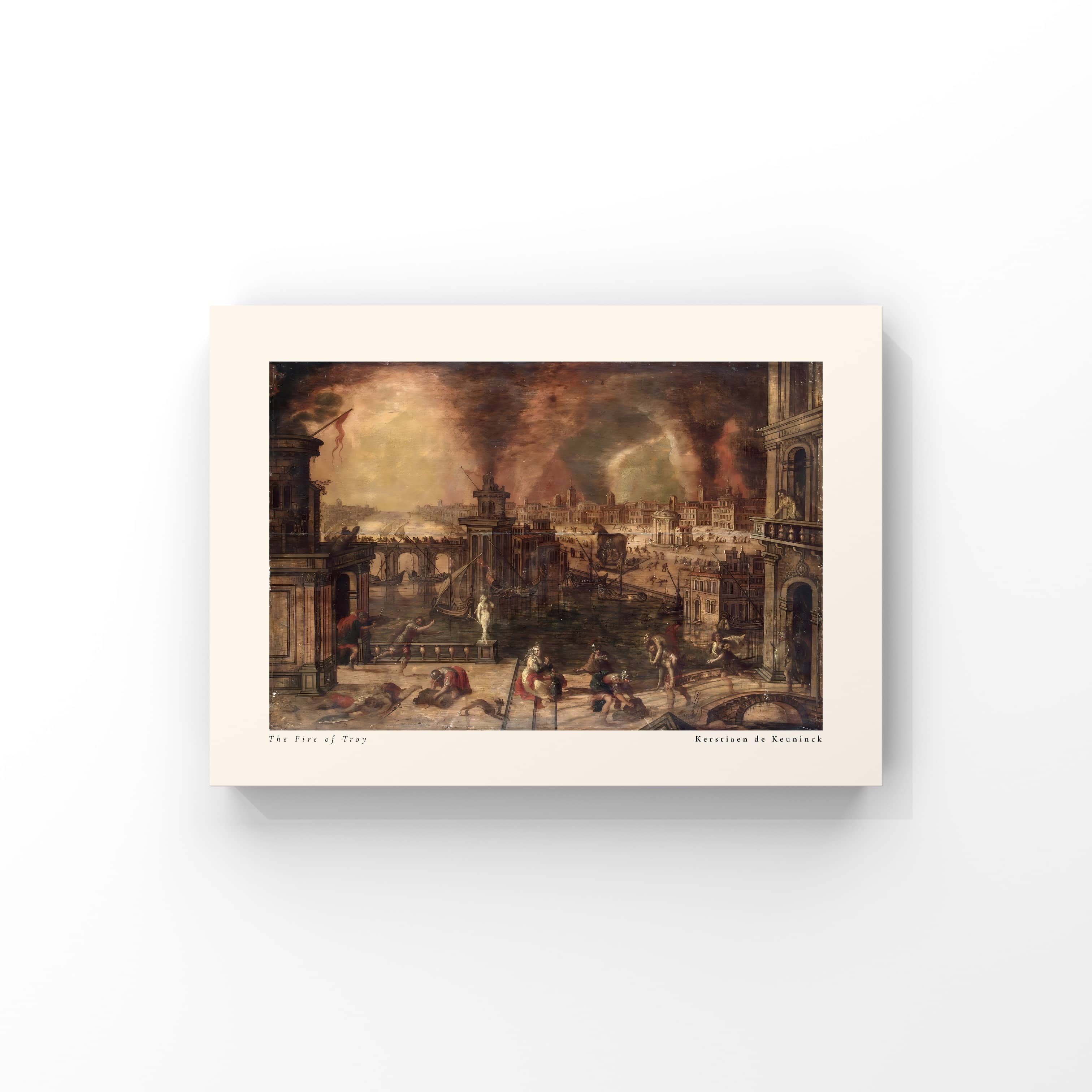 "The Odyssey Collection - The Fire of Troy" Poster Tablo