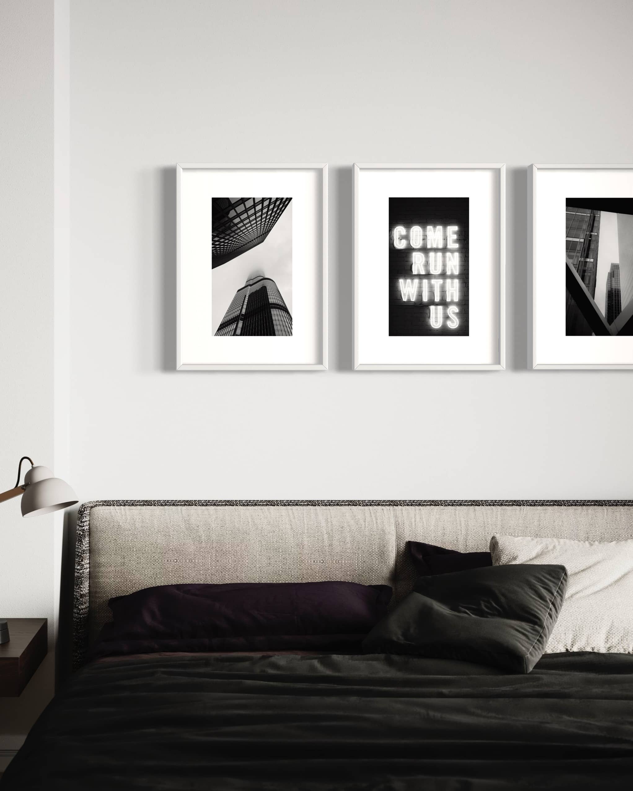 "Come" 3"lü Poster Tablo Seti