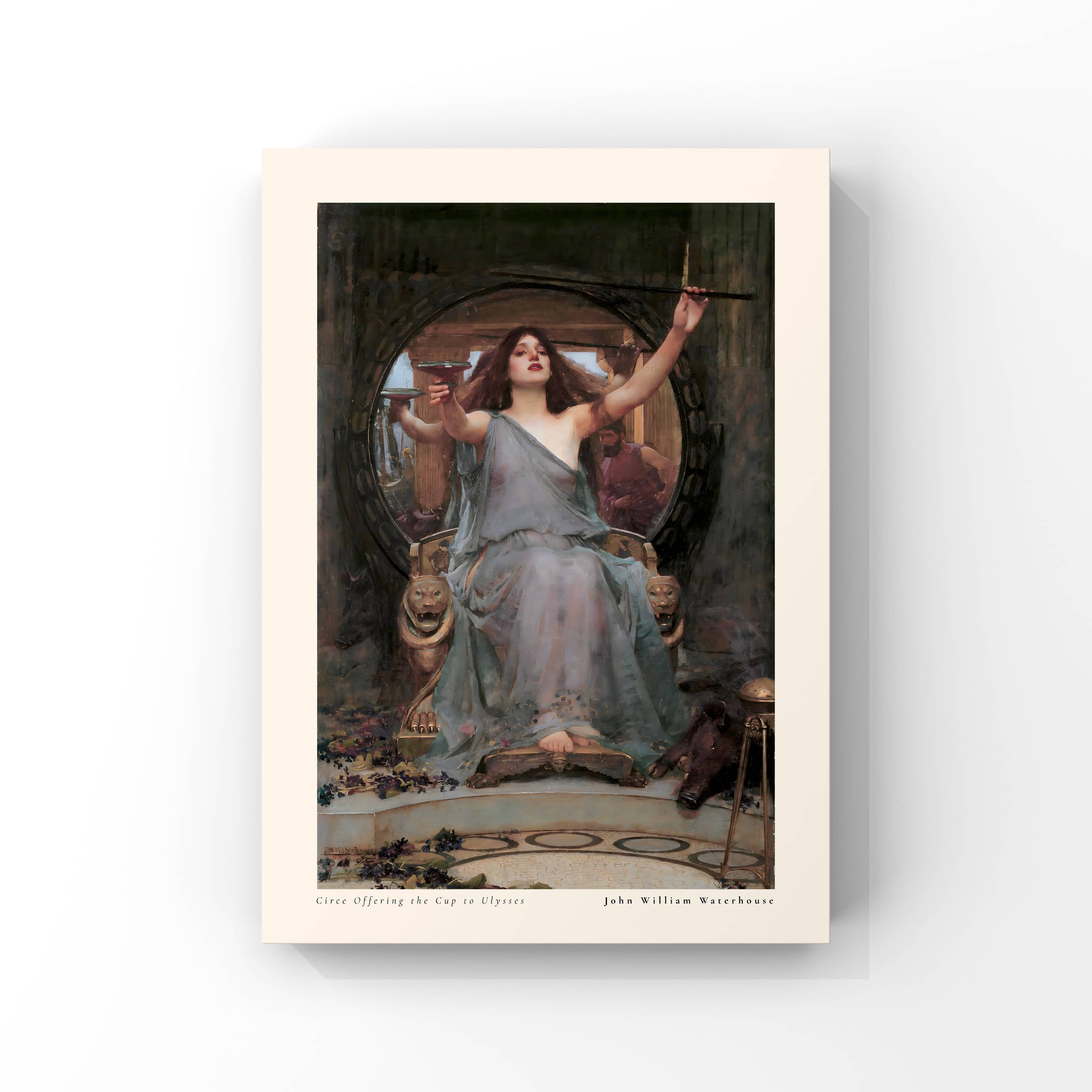 "The Odyssey Collection-Circe Offering the Cup to Ulysses" Poster Tablo