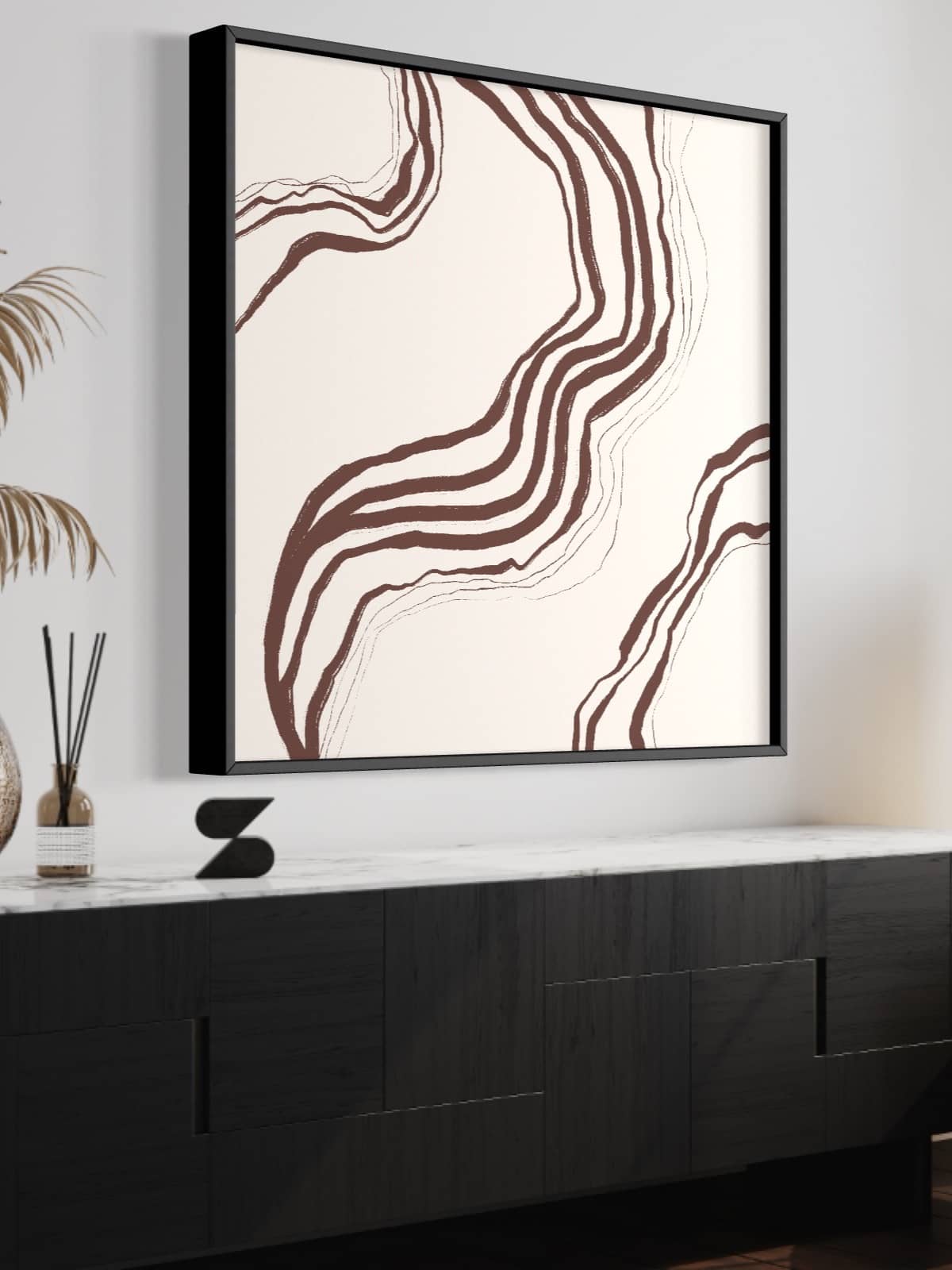 Feelings of Lines 1 Kanvas Baskı Tablo