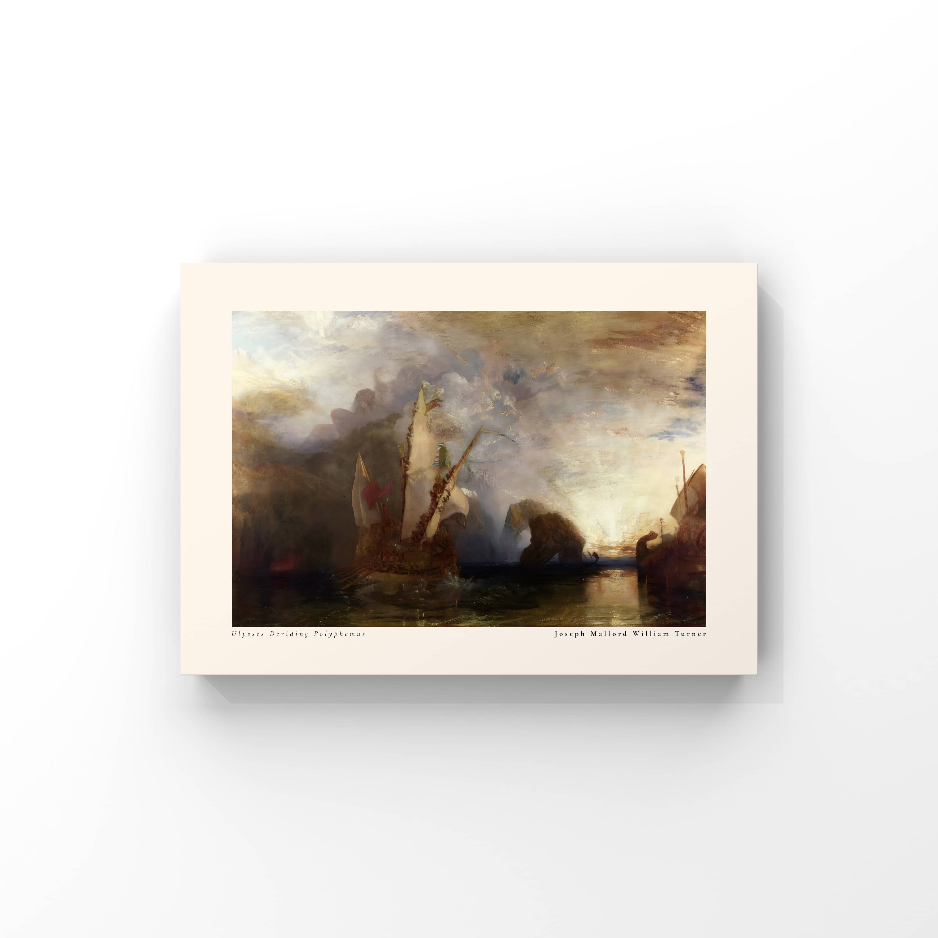 "The Odyssey Collection - Ulysses Deriding Polyphemus " Poster Tablo