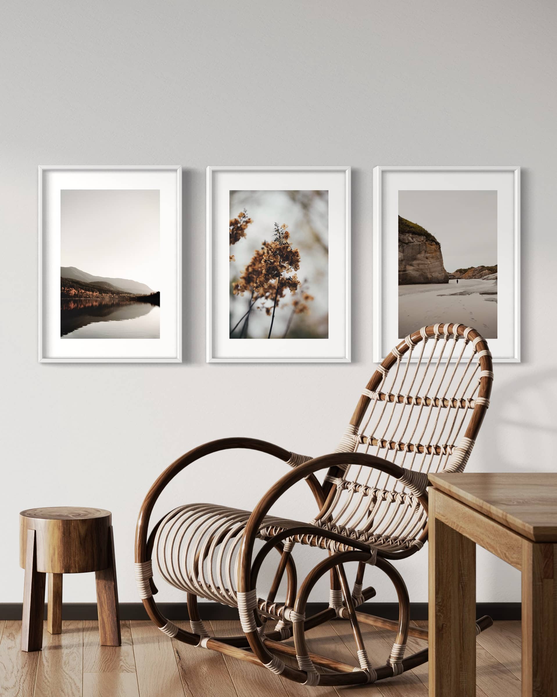 "Autumn" 3'lü Poster Tablo Seti