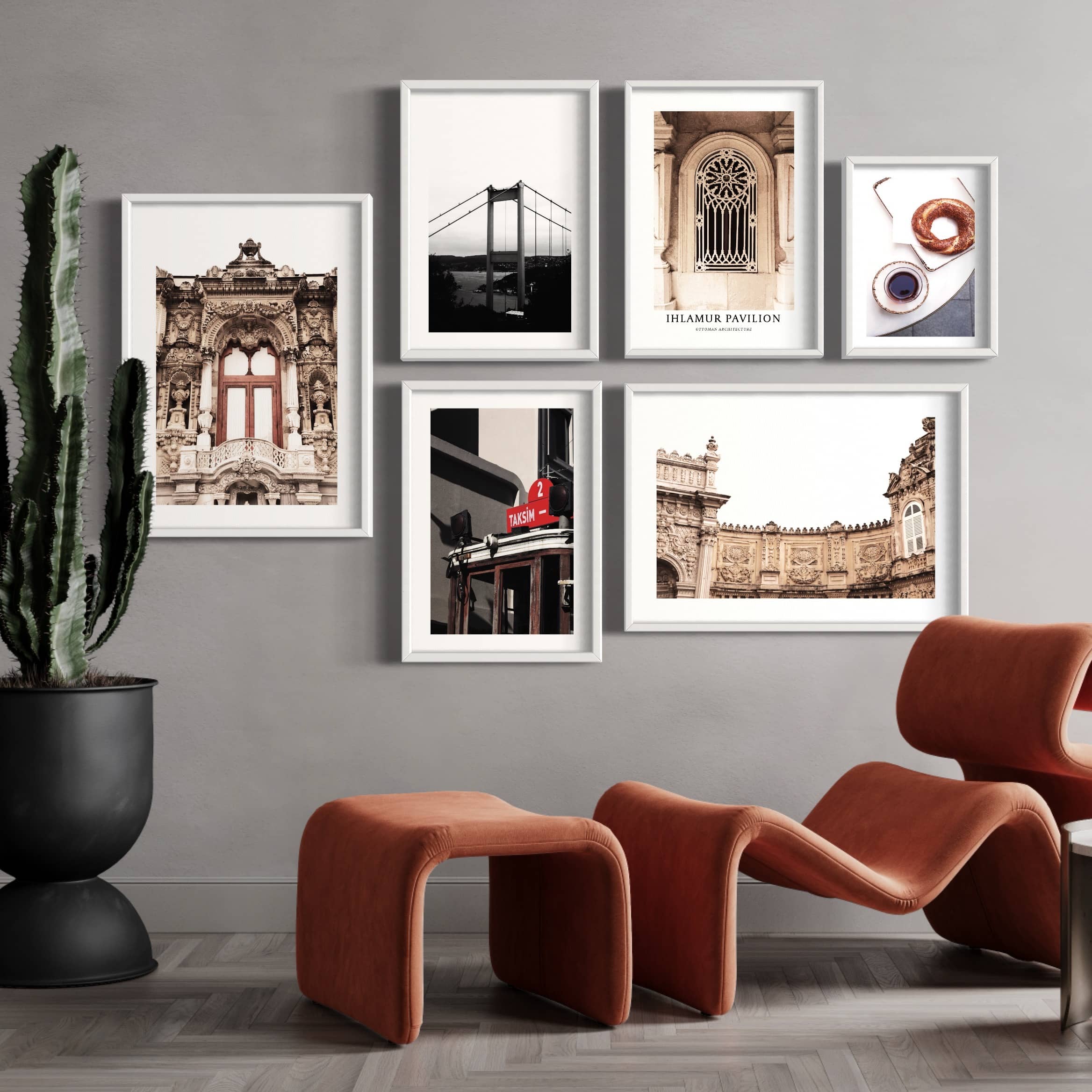 "İstanbul Collection " 6'lı Poster Tablo Seti