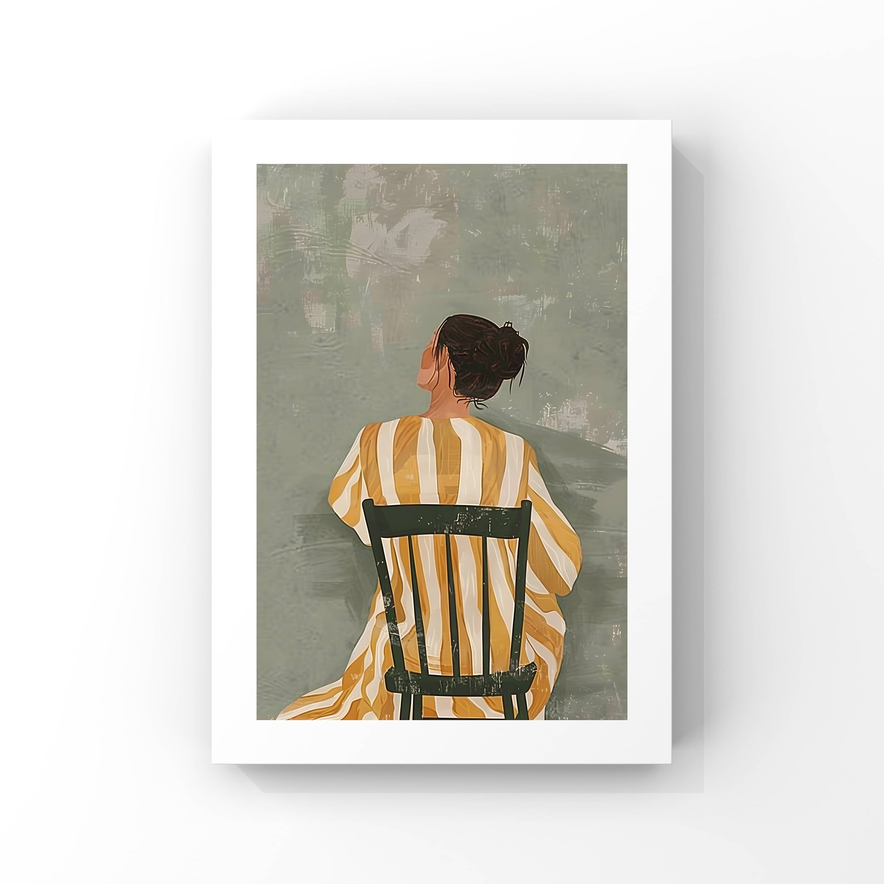 "Olive Green Breeze" No.1 Poster Tablo