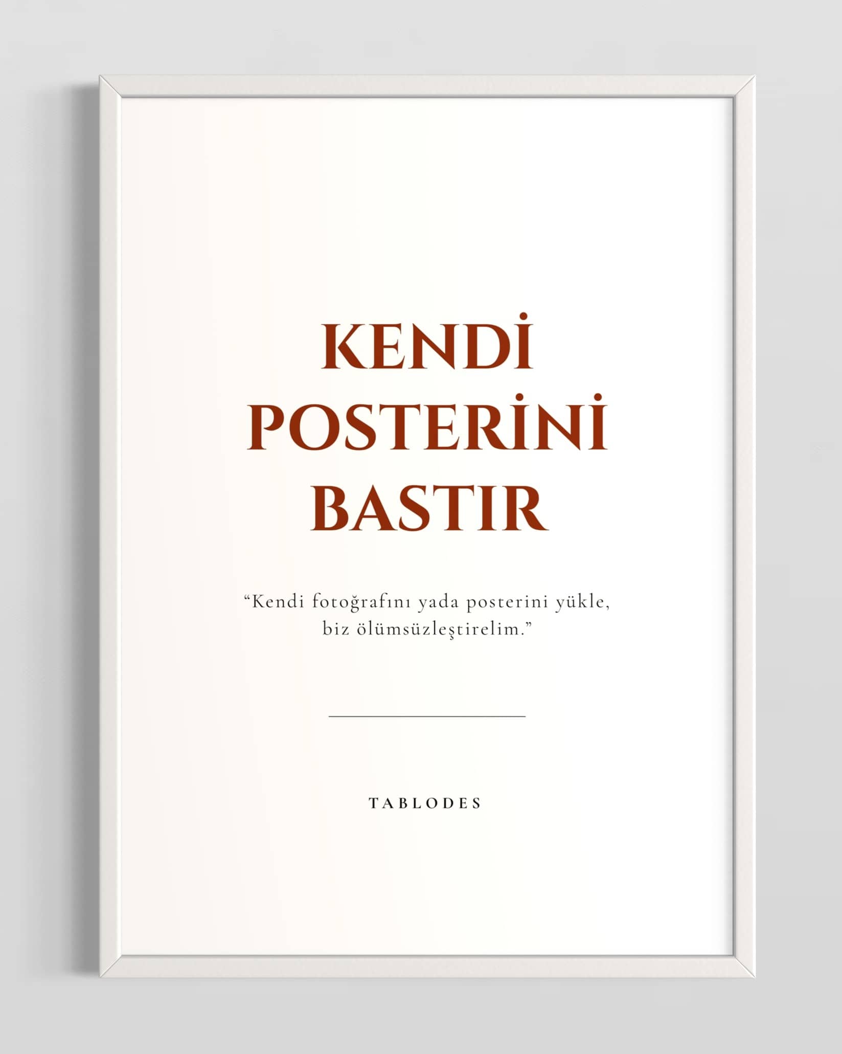 Kişiye Özel Poster Baskı – Fotoğrafını Yükle, Anılarını Hayata Geçir