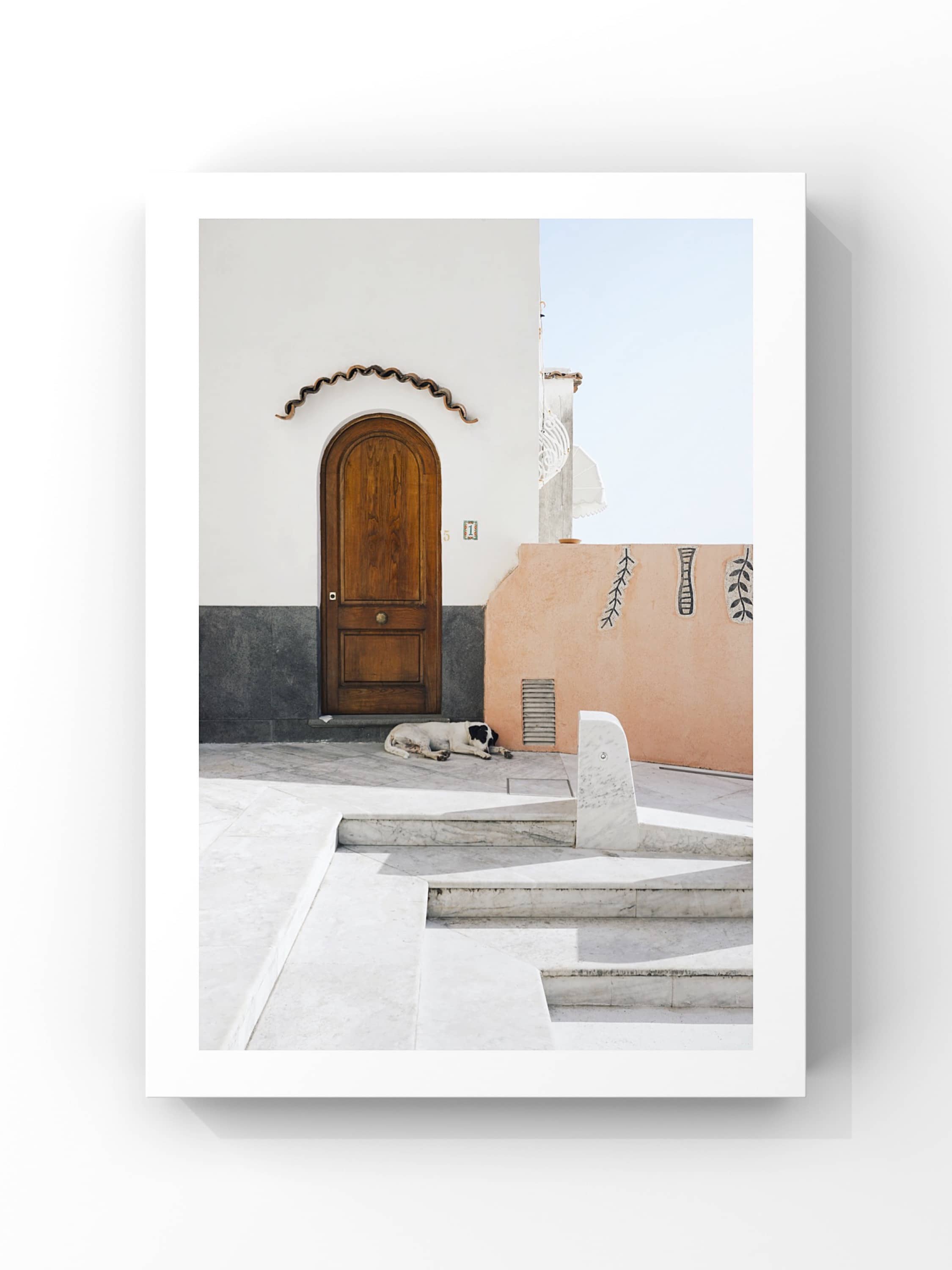 Otantik Kapı – Akdeniz Esintisi Poster Tablo