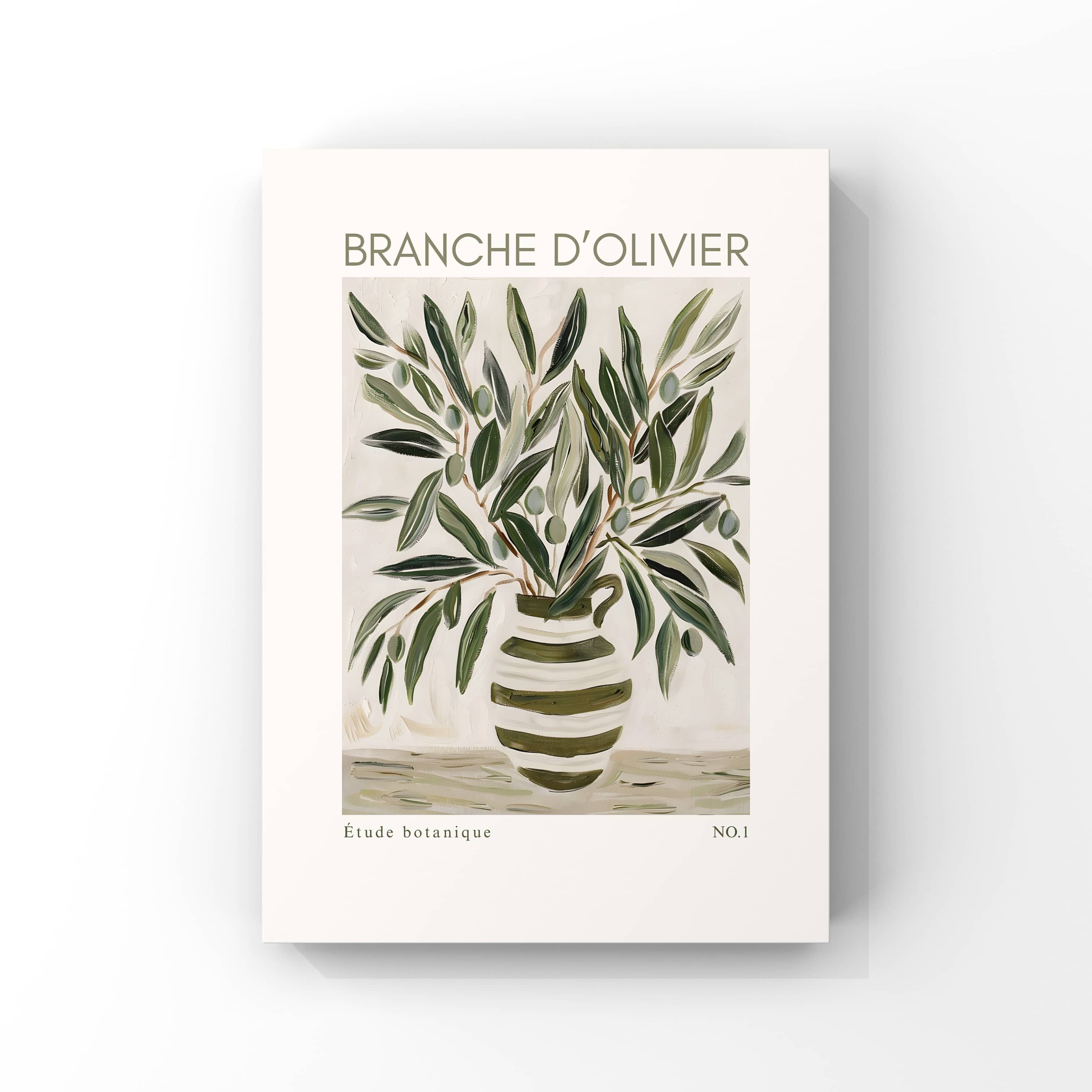 "Olive Green Breeze" No.5 Poster Tablo