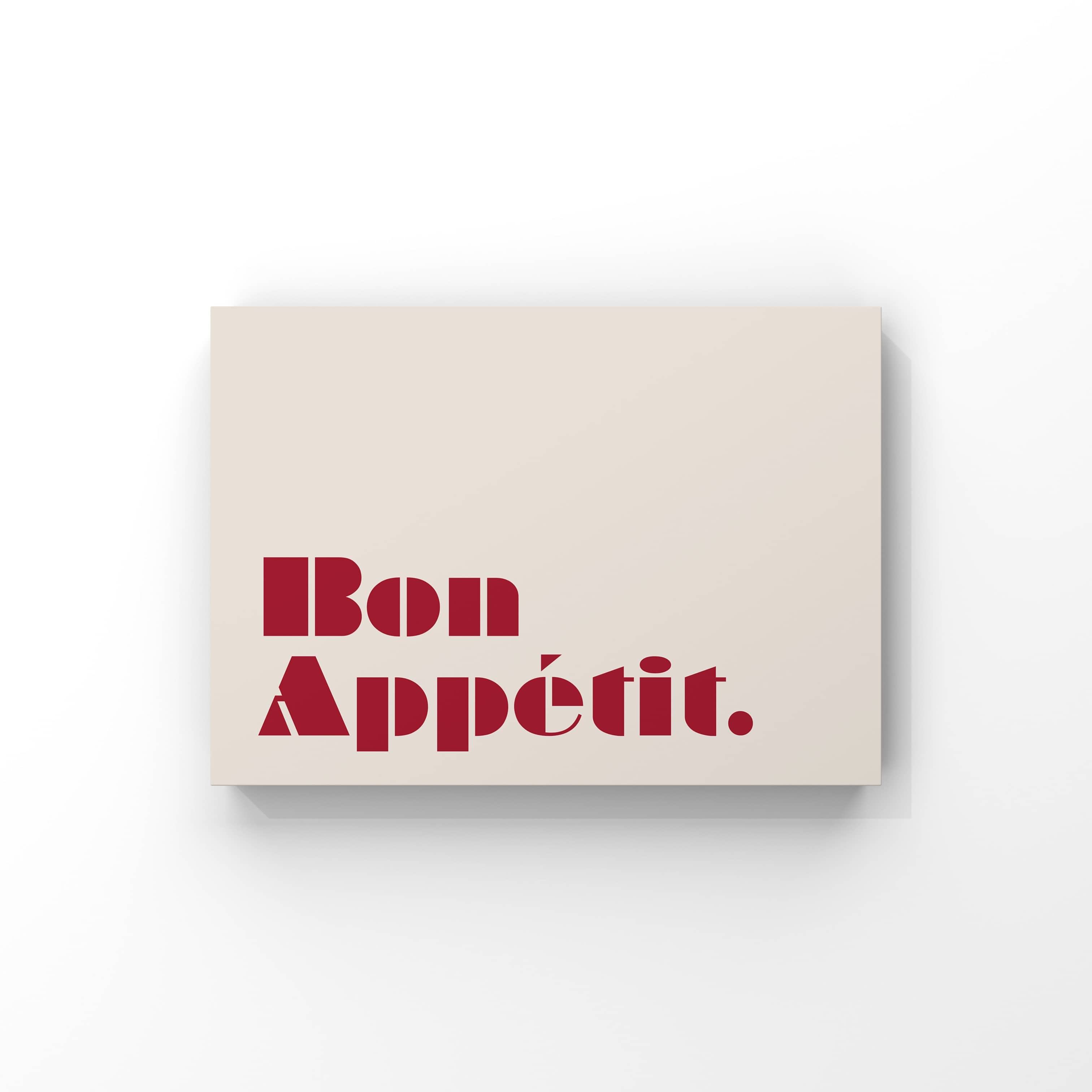 "Bon Appétit" No.1 Poster Tablo