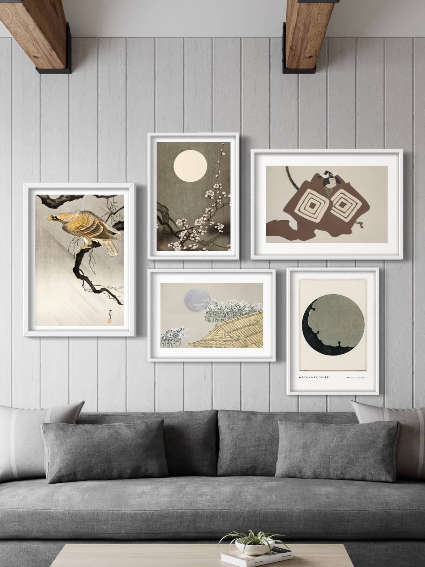 "Famous Work Of Art" 5'li Poster Tablo Seti