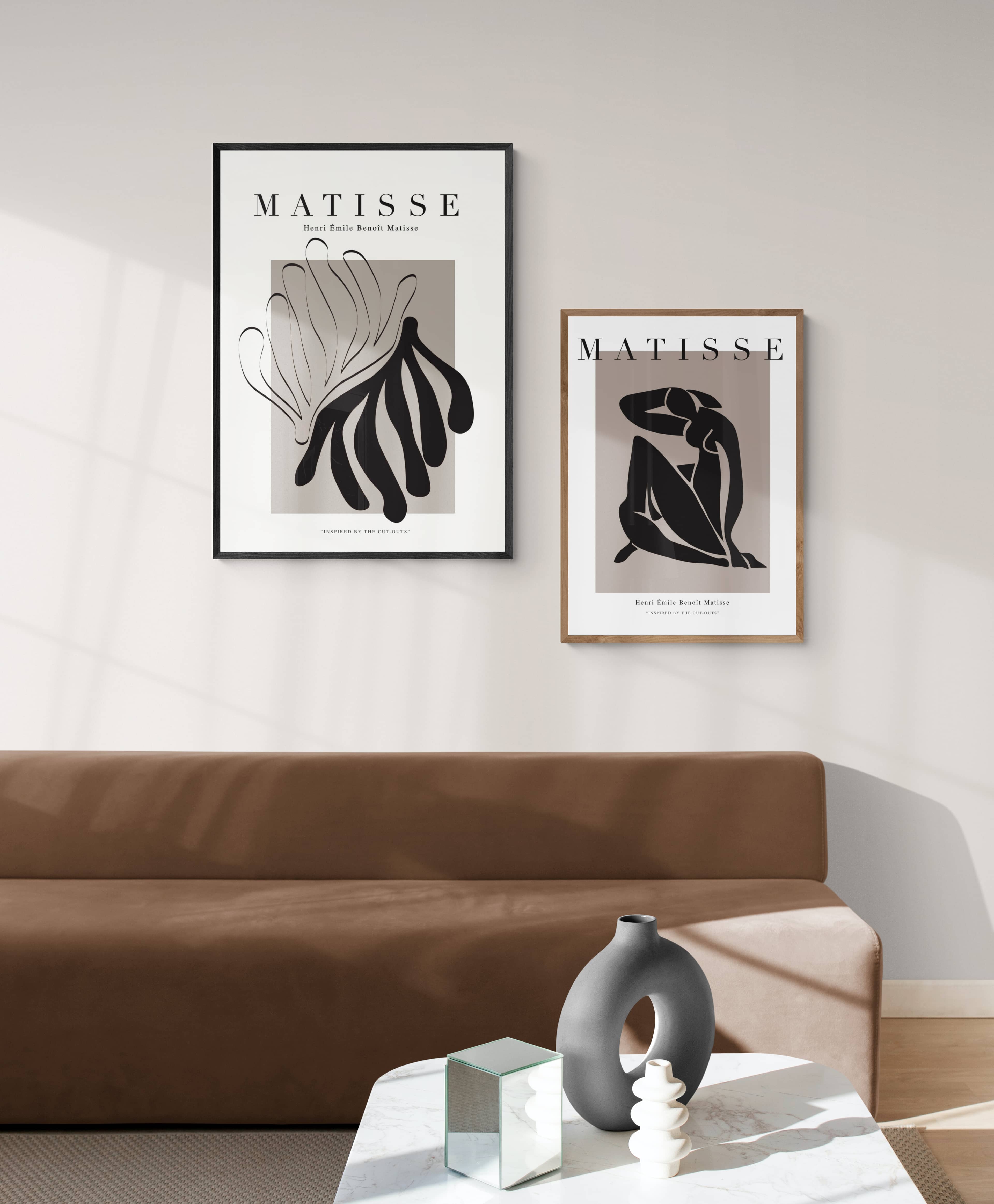 H. Matisse Soyut 2'li PosterTablo Seti