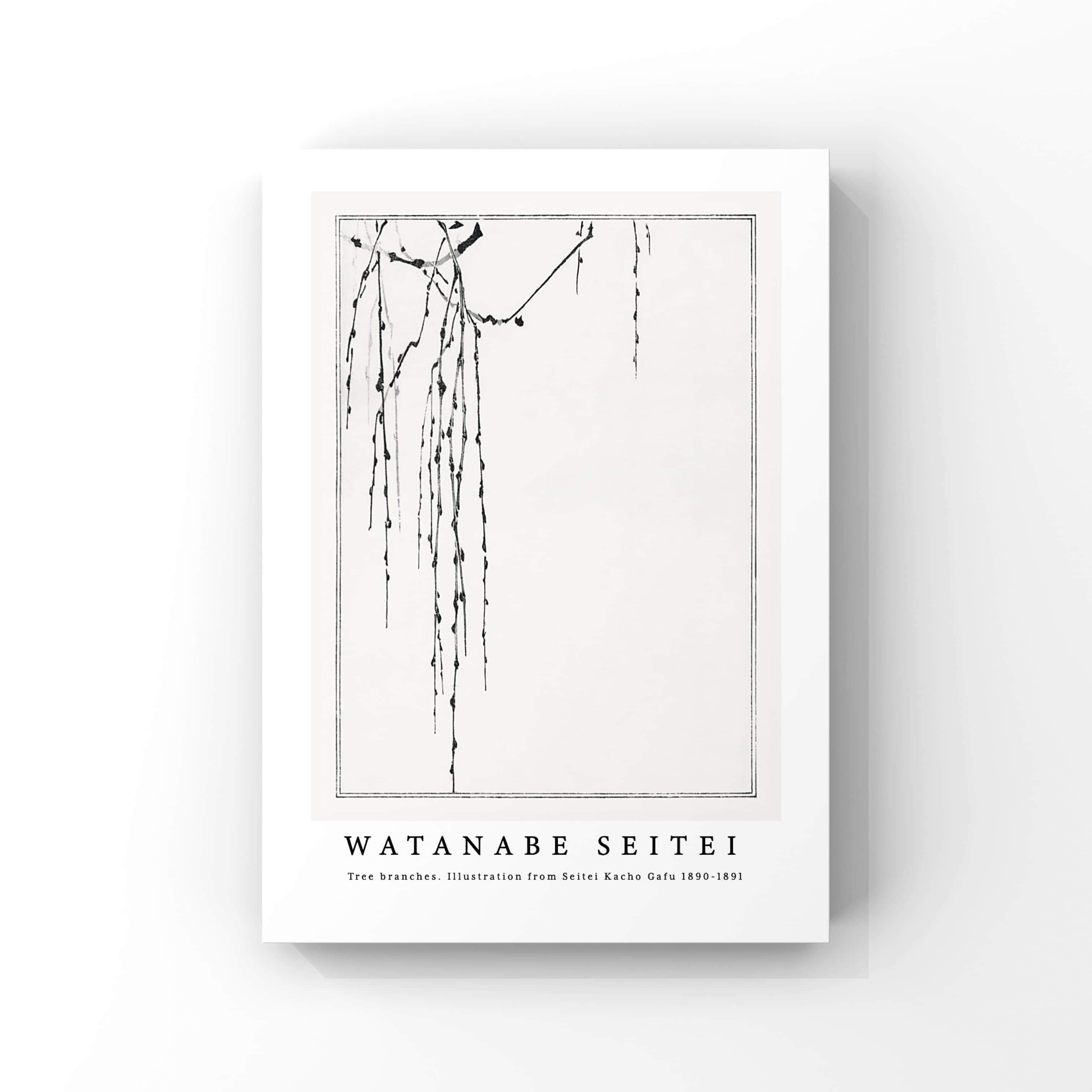 "Watanabe Seitei - Tree Branches" Poster Tablo